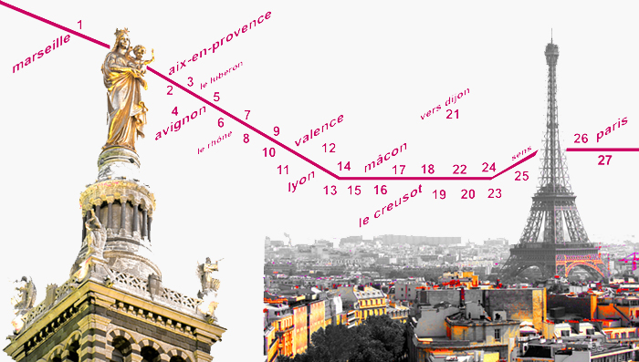Sur Quelle Chaine Est Paris Marseille de Marseille à Paris vues du TGV par Laurence Lemaire